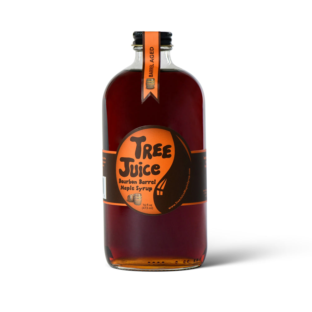 Tree Juice Bourbon barrel aged maple syrup, 16oz bottle