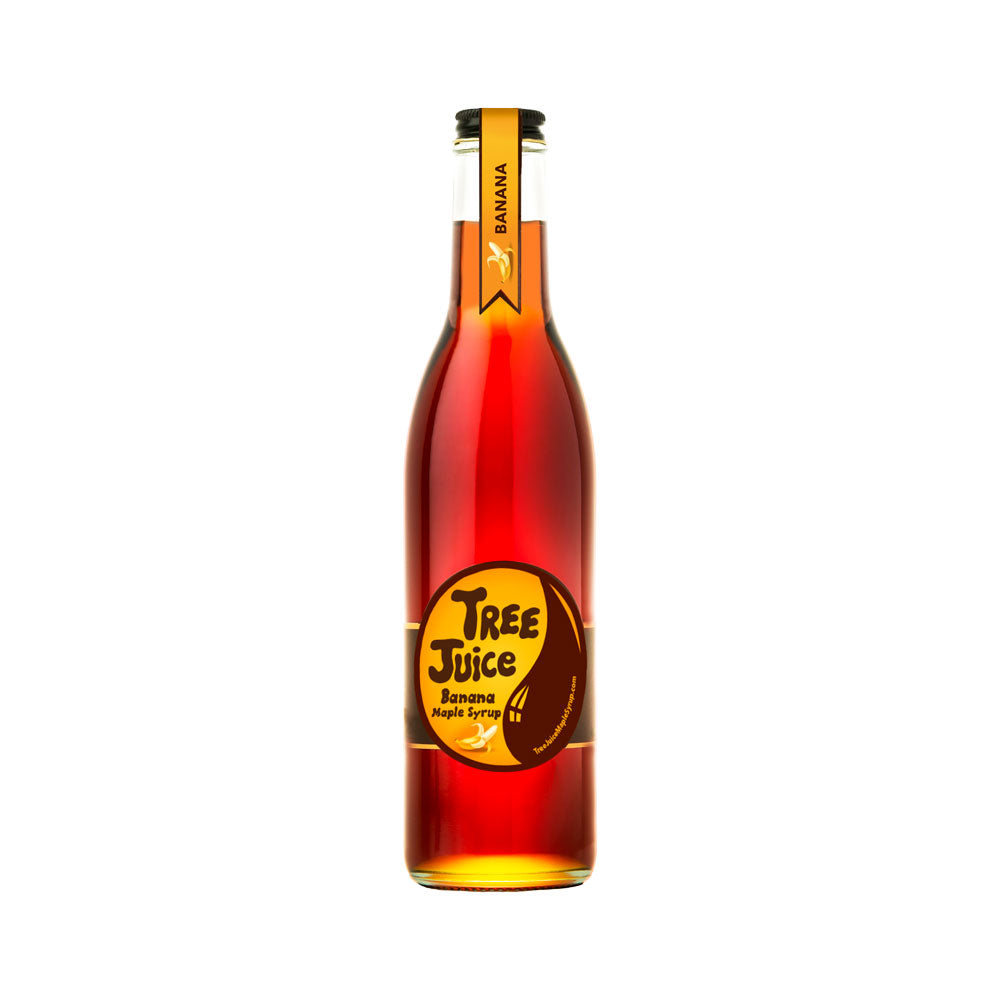 Tree Juice Banana Maple Syrup 12oz bottle