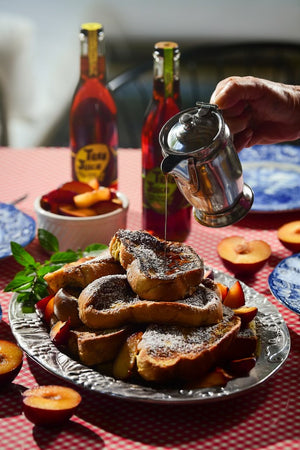 french toast with maple syrup