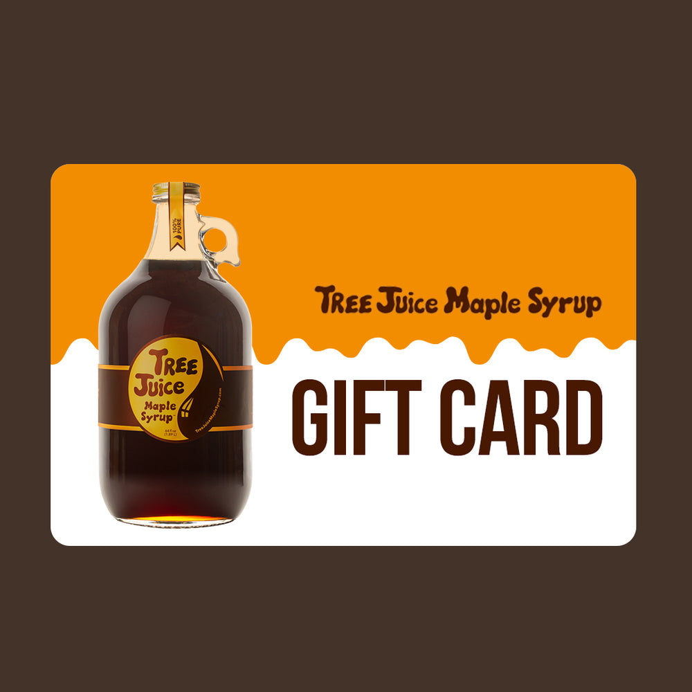 tree juice maple syrup gift card