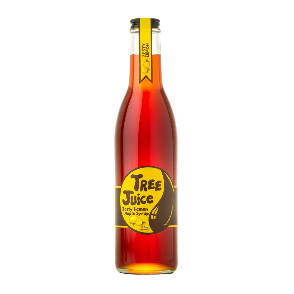 Tree Juice Zesty Lemon Maple Syrup, 12oz bottle