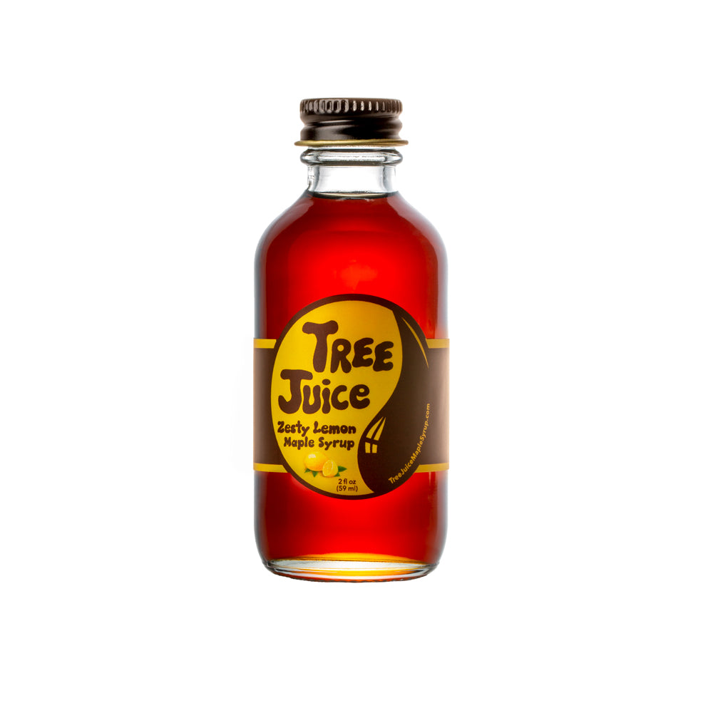 Tree Juice Zesty Lemon Maple Syrup, 2oz bottle
