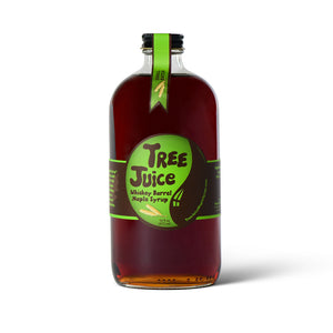 Tree Juice Rye Whiskey barrel aged maple syrup, 16oz bottle