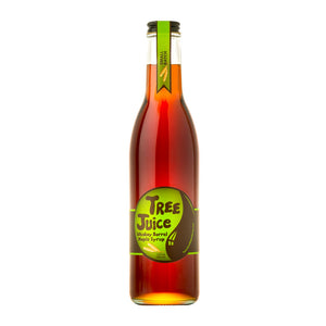 Tree Juice Rye Whiskey Barrel Aged Maple Syrup, 12oz bottle