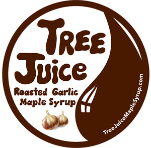 Tree Juice Roasted Garlic Maple Syrup Logo
