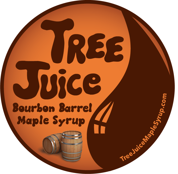 Tree Juice Bourbon Barrel Aged Maple Syrup logo