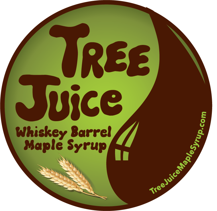 Tree Juice Rye Whiskey Barrel Aged Maple Syrup logo