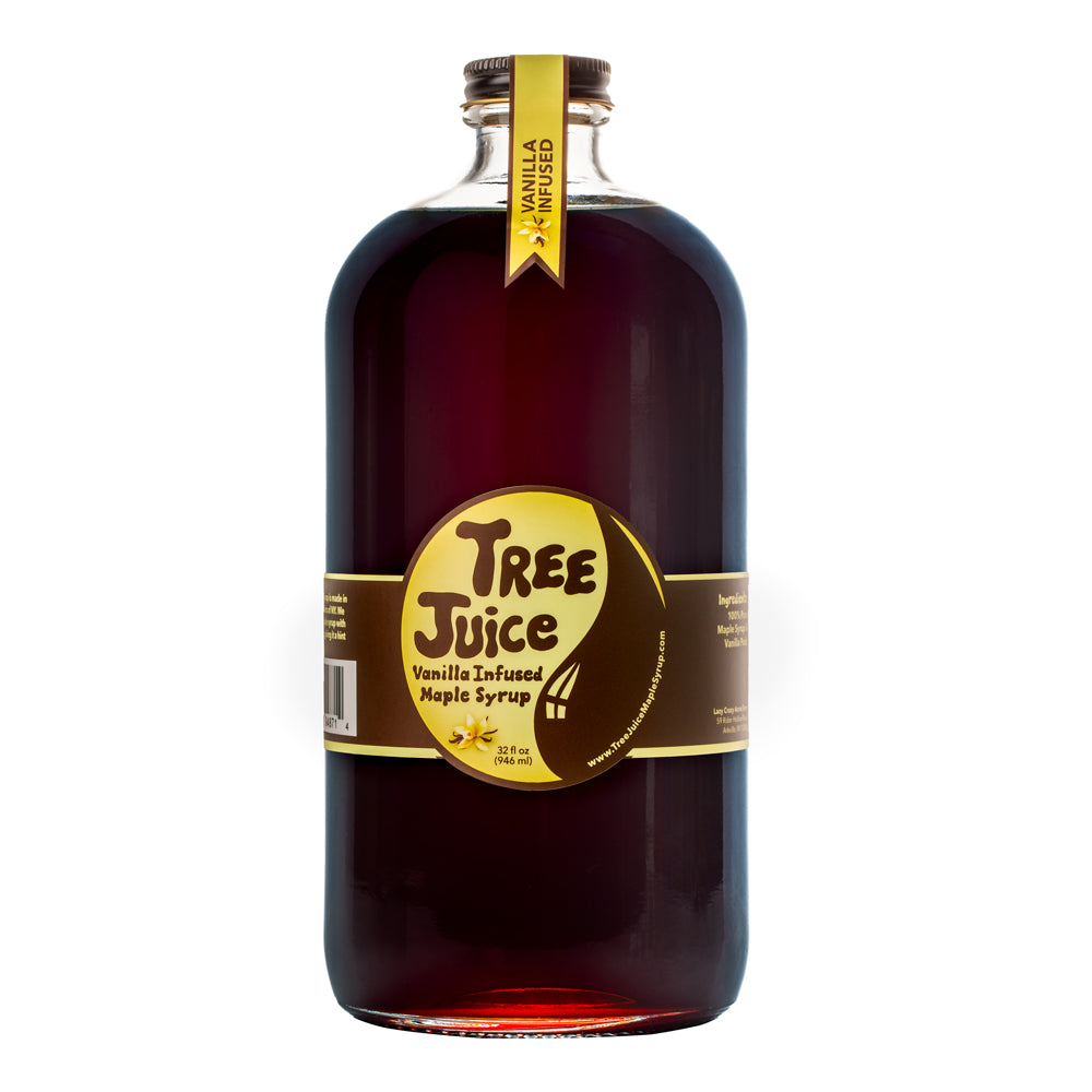 Tree Juice Vanilla Infused Maple Syrup, 32oz bottle